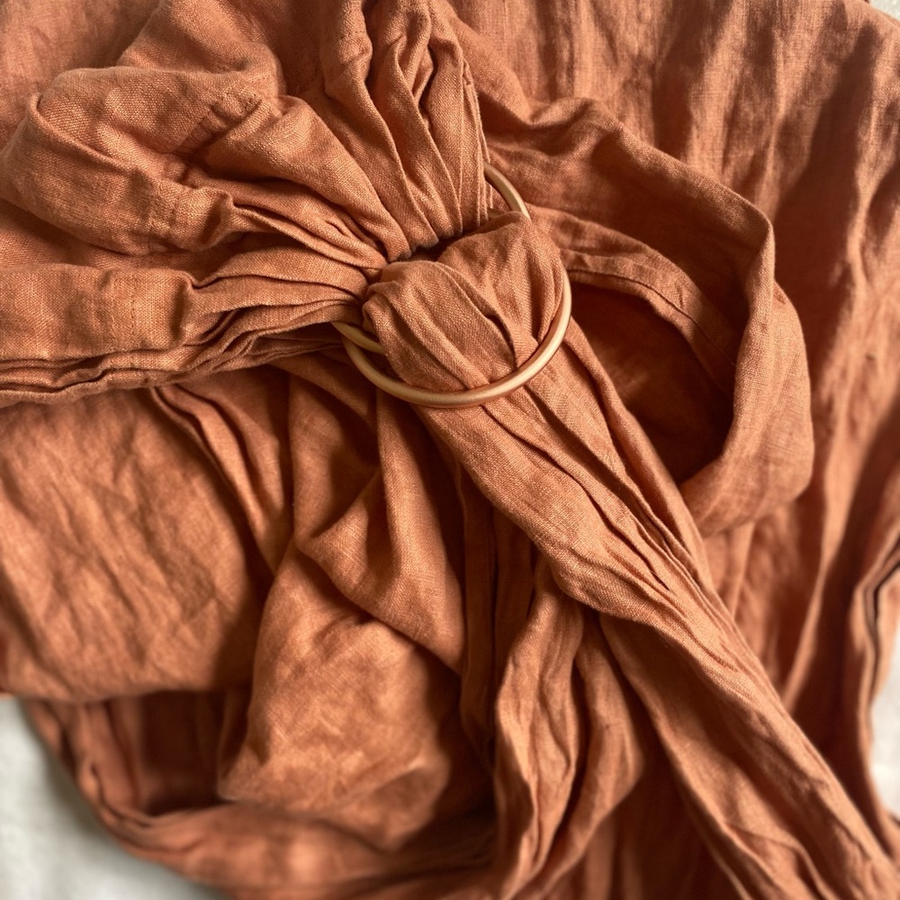 Kyte BABY Terracotta Ring Sling Linen